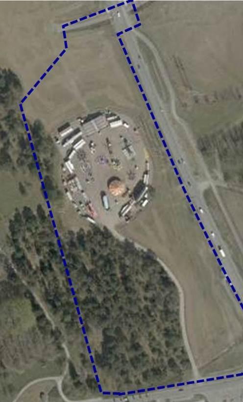 FÖRUTSÄTTNINGAR PLANBESKRIVNING, LAGA KRAFT 2017-04-19 Planområdet består huvudsakligen av en delvis betad skogsbacke, åkermark och Uppsalas cirkusplats. Längs i norr finns en tunnel under Österleden.
