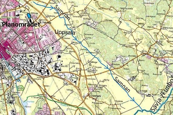 FÖRUTSÄTTNINGAR Ytvatten Området består idag till största del av åker- och naturmark samt en grusplan som nyttjas för exempelvis cirkusföreställningar.