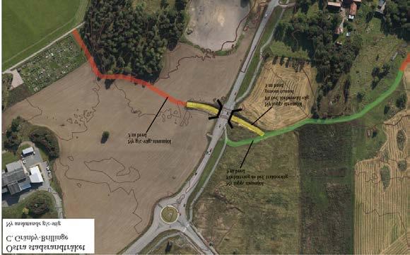 FÖRUTSÄTTNINGAR - Rekreation och friluftsliv, forts Östra stadsrandsstråket Kommunen planerar ett nytt rekreationsstråk som ska gå utmed den östra stadsranden mellan Gamla Uppsala i norr och Slavsta