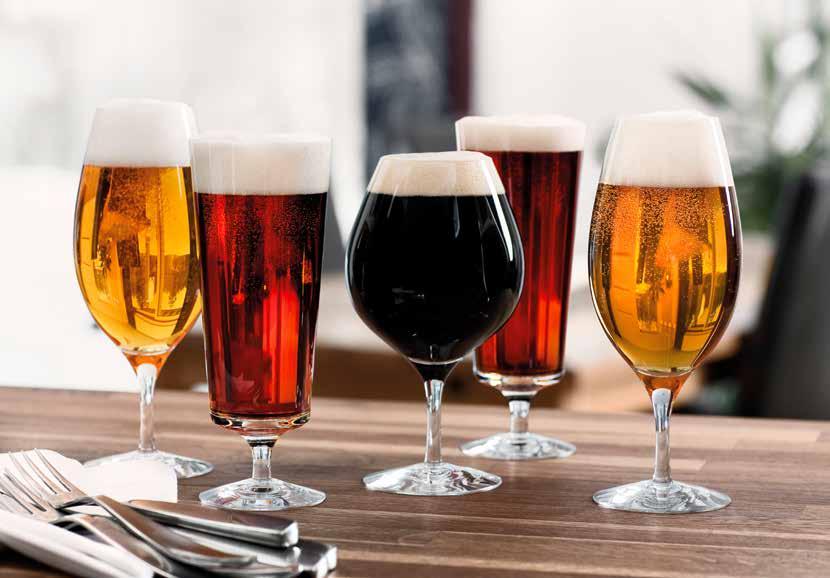 Ölglasen är formgivna av Erika Lagerbielke i samarbete med ledande bryggmästare.