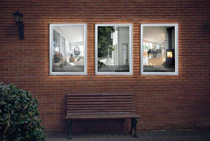 Ljustavla LED - utomhusbruk Skyltning utomhus Har du ett perfekt skyltläge men inget skyltfönster?