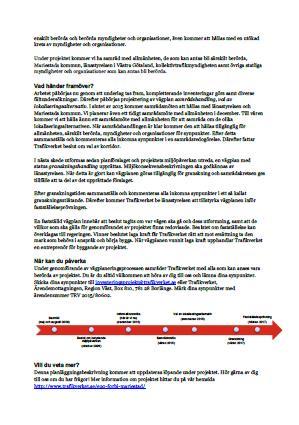 se/e20-forbi-mariestad Bakgrund, Vad har