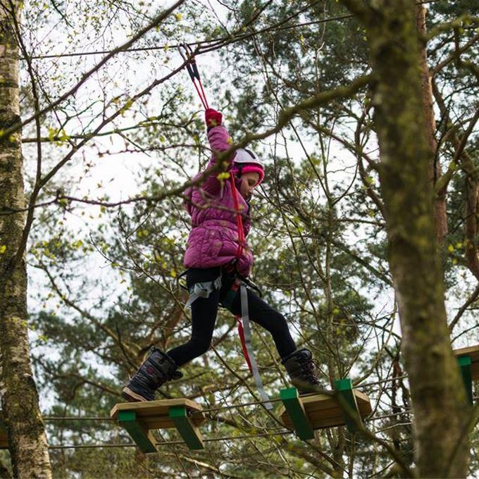 Treewalker För alla. TreeWalker är en aktivitet med en spännande kombination av klättring, sport, lek och äventyr högt över marken. Är du redo för en utmaning?