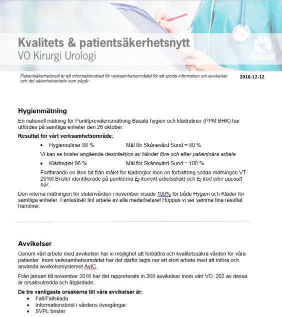 Division primärvård Arbetet med processer för förstärkt vård i hemmiljö har fortsatt under året och ett omfattande regionalt arbete tillsammans med Skånes kommuner har lett fram till ett nytt hälso-