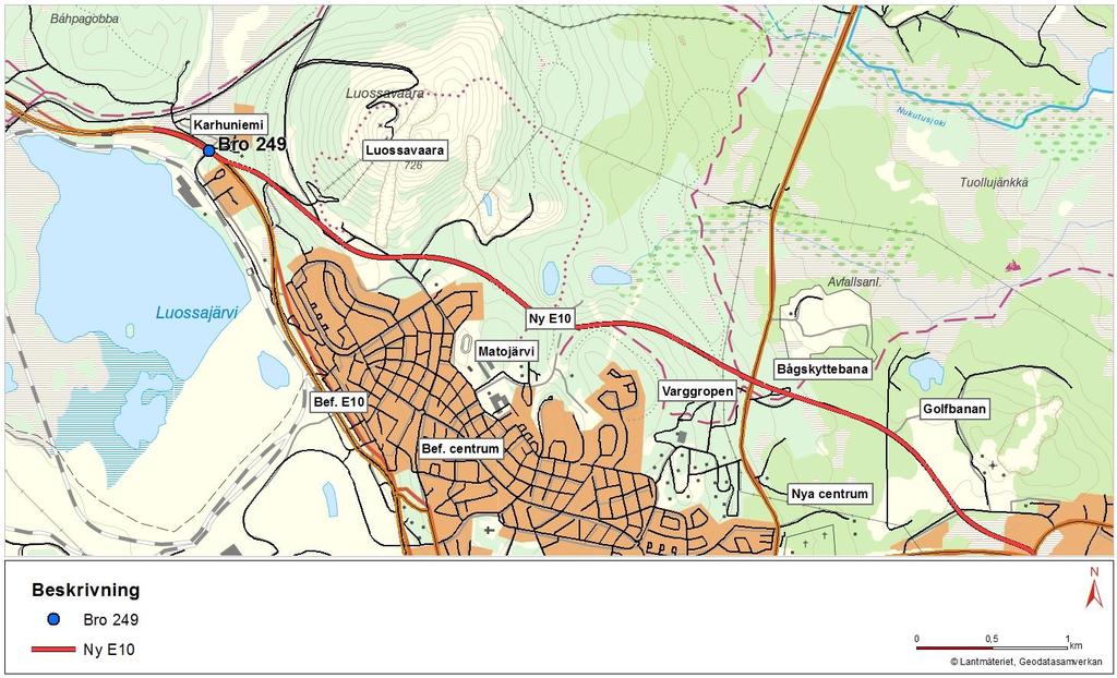 1. Beskrivning av projektet 1.1. Bakgrund Brytning av järnmalm i Kiirunavaara medför att marken i deformationszonen undermineras vilket leder till sprickbildning.