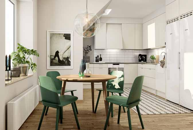 Funktionell design När vi på Skanska utvecklar nya hem lägger vi stor vikt vid att tänka igenom alla de detaljer som tillsammans skapar ett bekymmersfritt boende.