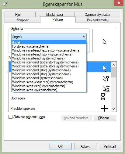 3. Välj: Inställningar, från listan på höger sida, nu