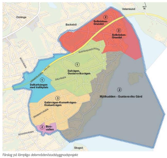 Förslag 12: Vid planläggning ska en helhetssyn tas på hela området samt Gustavsviks ekonomiska fastighetsägareförening yrkar att Nacka kommun tar ett principbeslut om att det vid planläggning måste