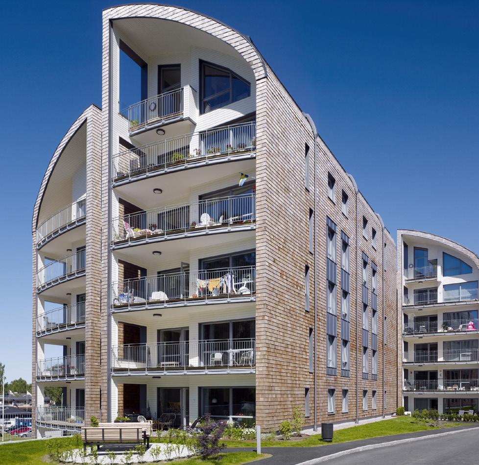 NBOs BOSTADSPRIS 216 HEDERSOMNÄMNANDE ÅSBOVÄGEN Fristadbostäder BERT LEANDERSSON Ett mindre allmännyttigt bostadsbolag har genom ett förtroendefullt samarbete med ett lokalt byggföretag och duktiga