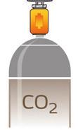 Lasergas Högtryckstank Nitrogen Oxygen flaskpaket Gasnamn CO N H