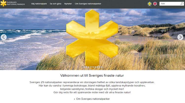Nationell plattform för natur Sverigesnationalparker.