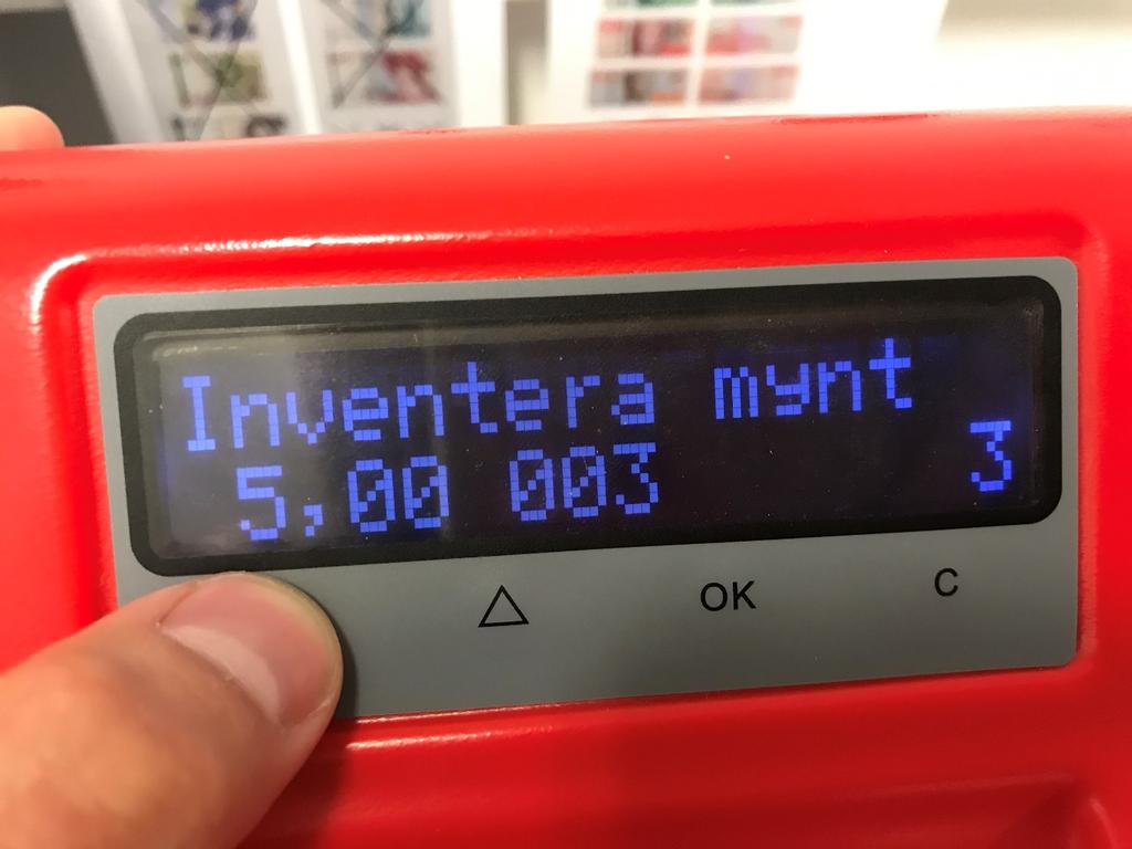 Steg 3 sid 3 Stega på till valören 5,00 (på den det står en 3