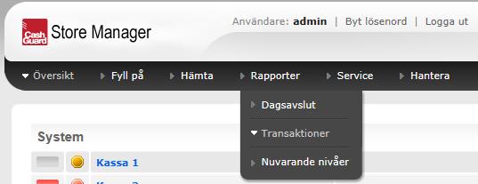 Steg 4 (kontrollräkna sedlar och mynt) Steg 4 sid 1 Gå tillbaka till kassakontoret