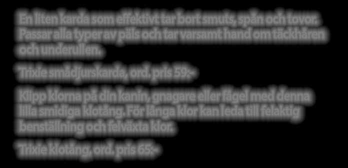 lämpligt för fiskar.