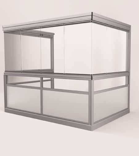 Frontsystem Vision - Balcos vikglassystem utan ramar och hörnstolpar Vision är marknadens mest stabila, tysta och