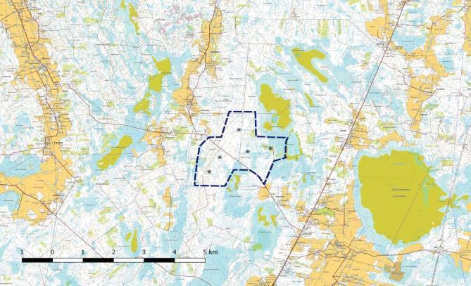 1. Allmänna uppgifter Keski-Pohjanmaan ArkeologiaPalvelu Malax 2017 Studerat område: Planeringsområdet för Takanebacken vindkraftsprojekt Projektägare: Norra Pörtom Vindpark Ab Beställare: Ramboll