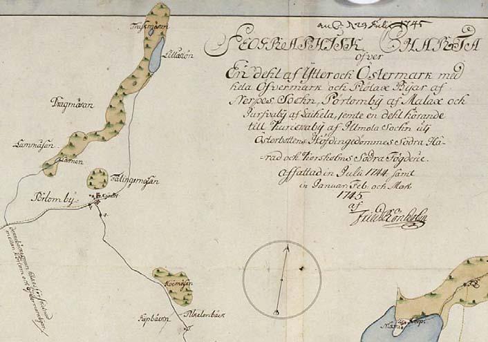 Keski-Pohjanmaan ArkeologiaPalvelu Takanebacken vindkraftsprojekt 6 cirklar, fornlämningar enligt Museiverkets fornlämningsregister.