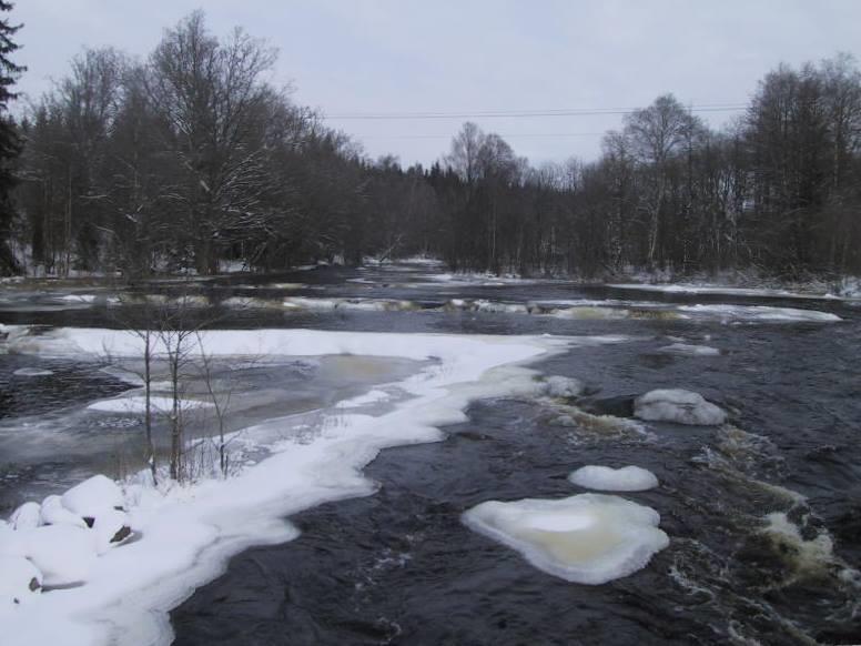 Helgeån vid Linnefalla Helgeån vid Visseltofta Försurningssituationen före kalkning I Helgeåns huvudfåra låg ph