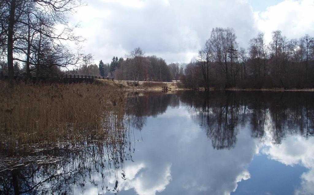 Kalkningens utveckling över tiden Helgeån från Delary är nederst beläget i Helgeån i Kronobergs län och tar