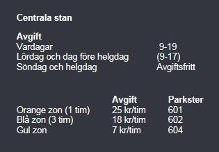 4 Umeå År 2012 var de mest attraktiva platserna i centrala Umeå avgiftsbelagda med 20 kr/timme.