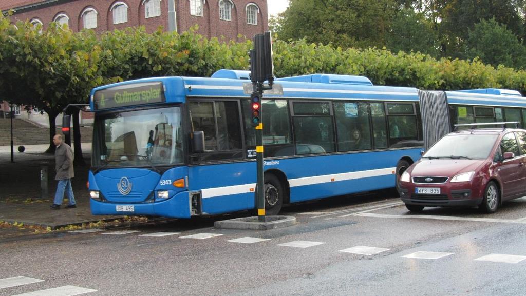 Trafiksignaler Genomgång av bussarnas prioritering i trafiksignalerna Justering av