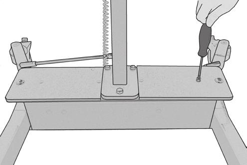 Montering Kontrollera att samtliga delar finns med: Lyftpelare med lyftarm, lyftmotor, lyftbygel och kontrollbox samt batteripack.