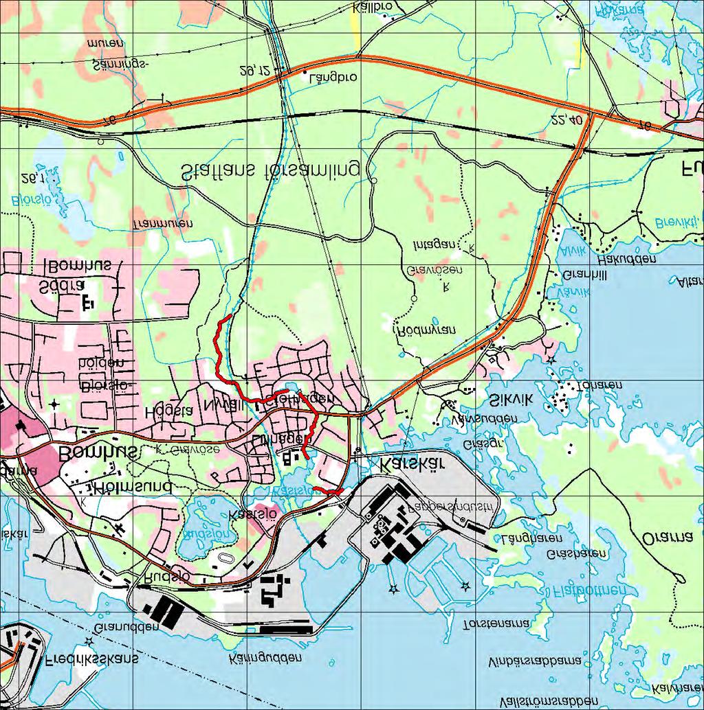 10.3 Avrinningsområde: 52053 Björsjöbäcken 10.3 Björsjöbäcken Koord: X: 672960 / Y: 158310 Karta över Björsjöbäcken (1 ruta = 1 km 2 ).