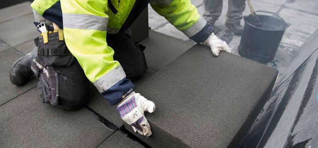 4.6 ISOLERING Den kompletta uppbyggnaden av det gröna taket bör ses också ur ett energiperspektiv mot bakgrund av vårt svenska klimat.