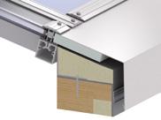 aluminiumsystemet. SARGAR Scanlight kan även tillhandahålla kompletta sargar i stålplåt för glaskonstruktioner anpassade efter projektets typ där höjden varierar.