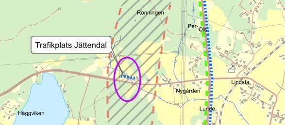 Trafikplats Jättendal, väg 307