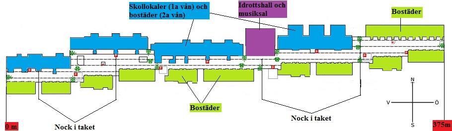 2. Objektsbeskrivning Gårdsåkra i Eslöv är ett unikt bostadskomplex som totalt består av 16 stycken byggnader, med en total area på cirka 13 000m 2 (Bricon, 2015).