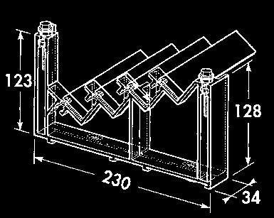 1 BS/BSC 125A 125A - 160A För kopparskenor 12 x 4 och 15 x 5 Enkelt att ansluta Kan enkelt monteras på DIN-skena med hjälp av DR clips eller direkt på