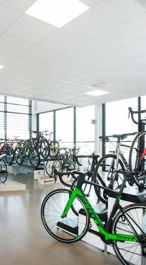 Kontors utrymmen Void InLED Schweiziska Scott Schweiziska Scott är en ledande tillverkare av utrustning för cykel- och vintersport.