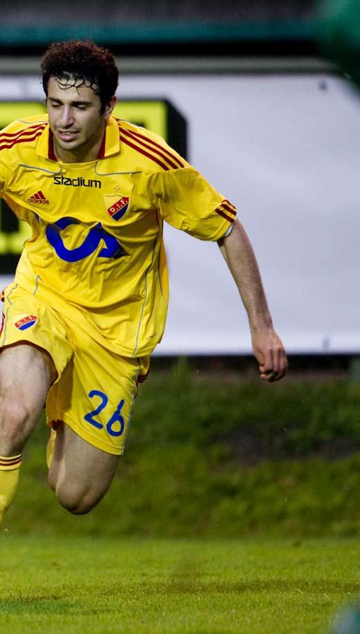 Djurgårdaren nr 2 2010 en text Han har spelat i Djurgården sedan han var fem år. Under våren har André Calisir tagot klivit in i startelvan.