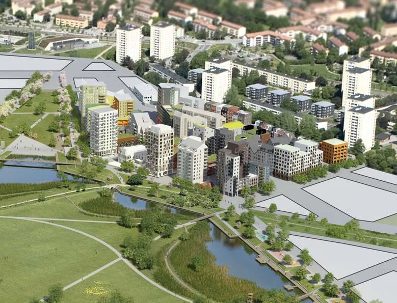 Årstfältet 2008 nordnde Stockholms stdsbyggndskontor och exploteringskontor en interntionell rkitekttävling för en ny stdsdel och prk på Årstfältet.