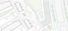 Nedn. Illustrtionspln - Centrumstråket. Skl 1:4000 A4 Centrumstråket Centrumstråket är en nyckelpusselbit i utvecklingen v Östberg och Årstfältet. Stråket sträcks ut och förtydligs som en koppling.