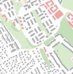 I denn zon psserr pendelrcykelstråket på smm sätt som i Östbergs norr knt mot Åbyvägen. Struktur och skl Bebyggelsen bildr en ny stdsdelsfront mot Åbyvägen.