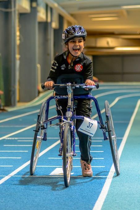 Prova på racerunning i Storängshallen i Huddinge lördagen 18 mars kl. 14.