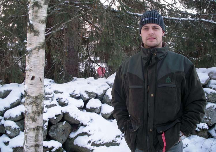 Det är ett starkt sug efter björkmassaved, säger Kristian Björk i Skogsvårdsföreningen Österbotten. kespriset.