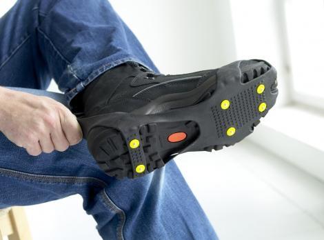 2.2.3 HBB Slipstopper Slipstopper, se Figur 6, är ett halkskydd som ger ökad friktion över hela sulan.