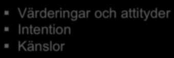 Organisatoriska resurser (bemanning, tid, utrymme) 2013-03-19 Lars Wallin 39 Värderingar och attityder Intention Känslor 2013-03-19 Lars Wallin 40 Ett försök till sammanfattning Kunskapen ökar men