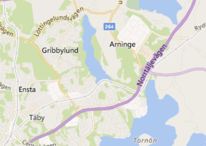 PROJEKTBESKRIVNING GRIBBYLUND Gribbylund 5:1 Gribbylund 5:1 FASTIGHETEN OCH DESS LÄGE Gribbylund är en stadsdel i Täby kommun och Stockholms län beläget cirka 5