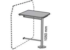 3034 2870 Bord med pelare för bordshöjd 900 mm Bord 86 med pelare. Bord för 2 personer. 2734 2598 Bord 126 med pelare.