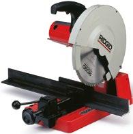 8 SVETSVERKTYG KAPNING / SÅGNING Öppningsbara röravskärare Konstruerade för snabb kapning av stålrör 2" (50 mm) till 12" (300 mm), tjockväggiga stålrör och gjutjärnsrör.