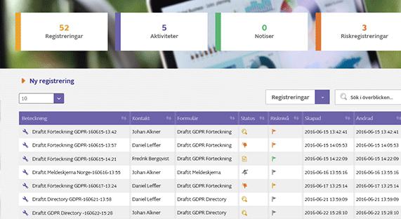 Välkommen till en enklare registerförteckning som kommer spara dig mycket tid. Våra produkter anpassar sig efter enheten som du använder, så att du kan använda dem både på kontoret och ute på fältet.