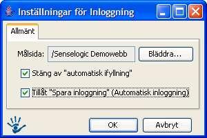 6.7 Inloggning 6.7.1 Användningsområde Med Inloggningsmodulen skapar man ett inloggningsformulär till en webbsida.