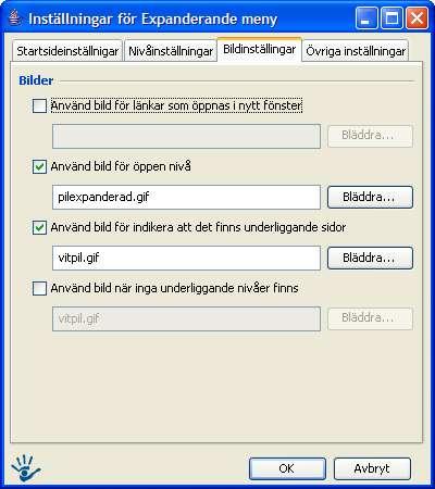 Samma formatmall som på nivå 1: Vill man ändra formatmall för nivå 2 bockar man ur denna ruta och väljer en annan formatmall.