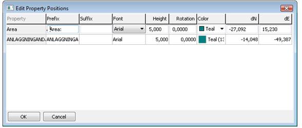 Topocad 13 manual Autoprefix Sätter automatiskt egenskapens namn som prefix på positionen. Filterfunktion Dialogen har en filterfunktion för att filtrera urvalet på objektstyp.