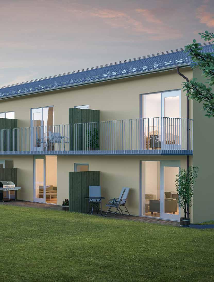 BOENDE FÖR SMÅSTADEN! BRF TRANAN Små och smarta bostadsrätter med hjärta för Småstaden.
