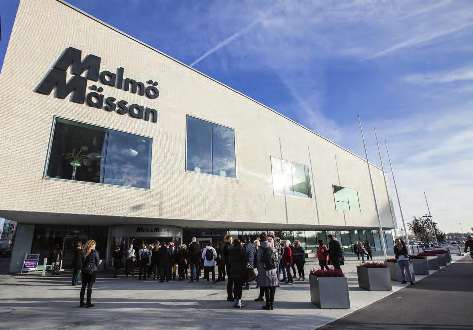 MALMÖMÄSSAN - MÖJLIGHETERNAS ARENA På Malmömässan anstränger vi oss för att skapa bästa möjliga förutsättningar för det personliga mötet.